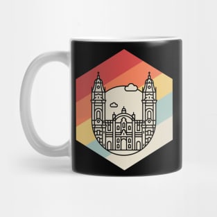 Retro Vintage Peruvian Peru Cathedral Mug